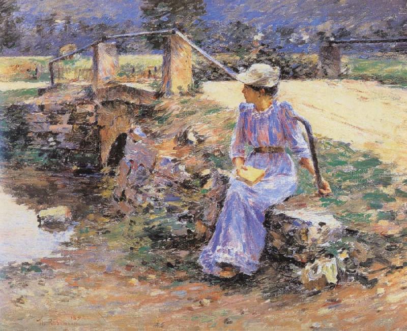 Theodore Robinson La Debacle oil painting picture